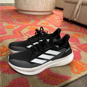 Black and White Adidas Ultraboost